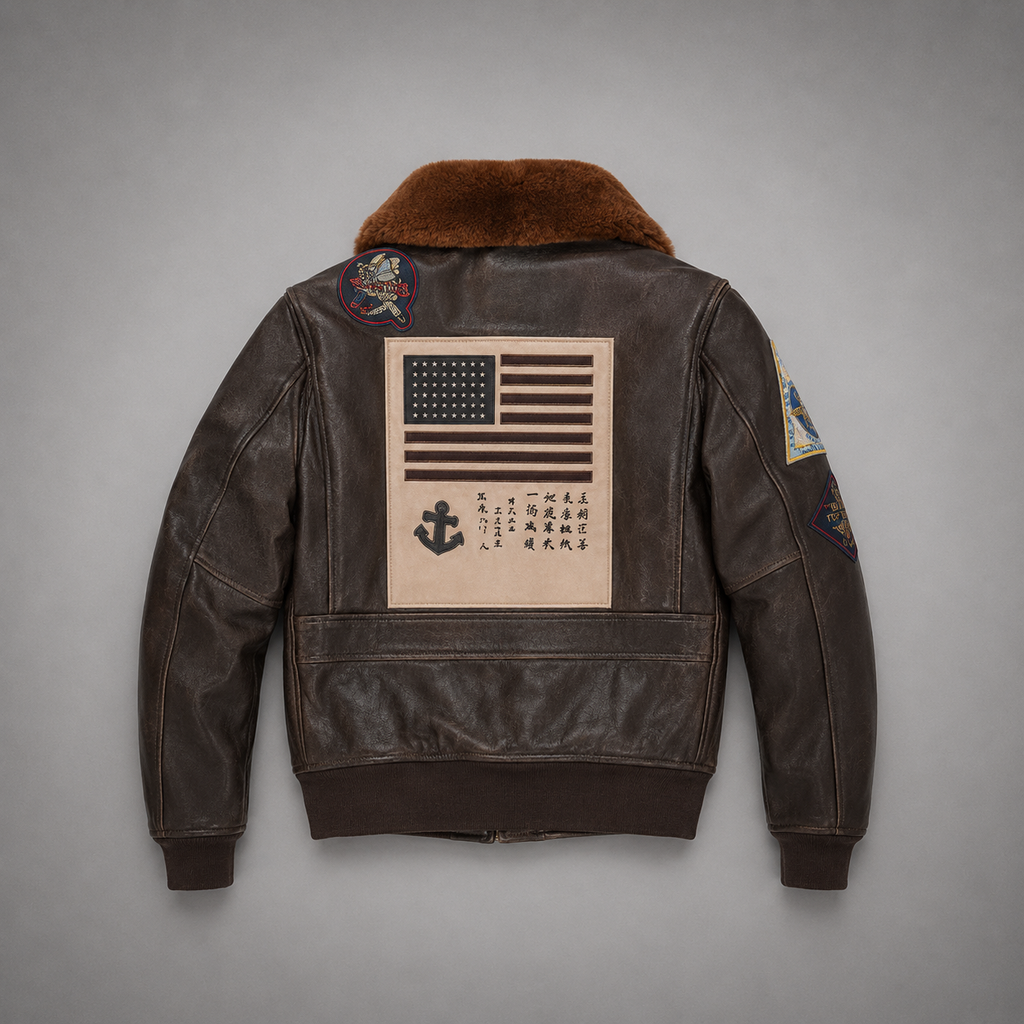 US navy Biker Jacket